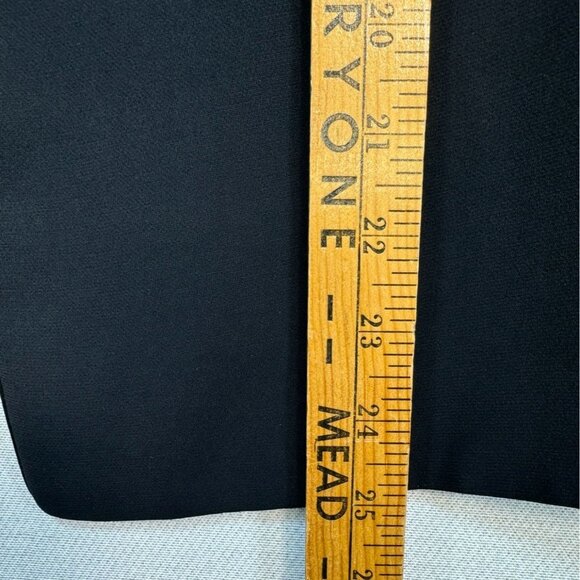 Tahari Arthur S. Levine Womens Blazer Size 12 Black Piped Trim - Picture 7 of 12